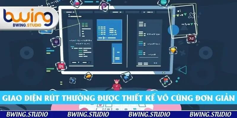 Giao diện rút thưởng được thiết kế vô cùng đơn giản giúp người chơi dễ dàng tiếp cận